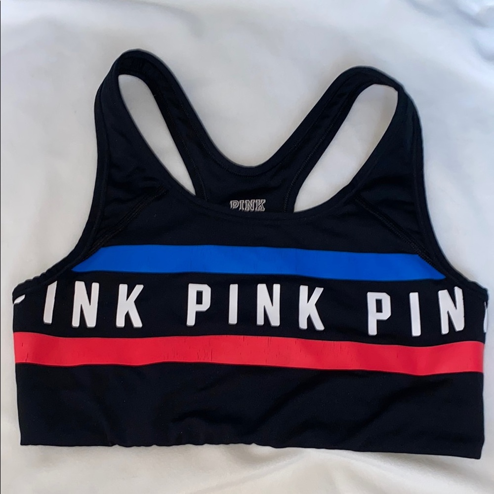PINK Victoria's Secret Women's Black Sports Bra